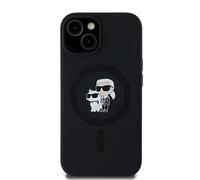 CG Mobile Karl Lagerfeld KLHMN61SCMKCRHK - Carcasa de silicona para iPhone 11 / Xr de 6,1", color negro