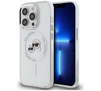 CG Mobile Karl Lagerfeld KLHMP14LHLSKCH - Carcasa rígida para iPhone 14 Pro de 6,1 Pulgadas, Color Blanco