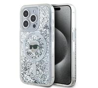 CG Mobile Karl Lagerfeld KLHMP15XLGKISGH - Carcasa rígida para iPhone 15 Pro MAX de 6,7", Transparente