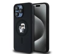 CG Mobile Karl Lagerfeld KLHMP15XSCMKCRHK - Carcasa para iPhone 15 Pro Max de 6,7 pulgadas, color negro
