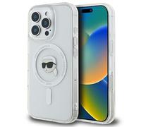 CG Mobile Karl Lagerfeld KLHMP16LHLSKIH - Carcasa rígida para iPhone 16 Pro de 6,3", Color Blanco