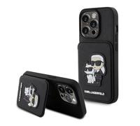 CG Mobile Karl Lagerfeld Saffiano - Funda rígida con Ranura para Tarjetas y Soporte Karl Legerfeld