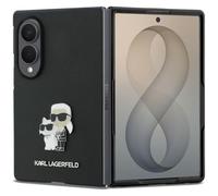 CG MOBILE Karl Lagerfeld Saffiano Karl&Choupette - Carcasa para Samsung Galaxy Z Fold8, color negro