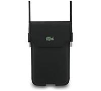 CG MOBILE Lacoste - Bolso bandolera universal (tamaño XL), color negro