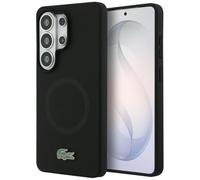 CG MOBILE Lacoste - Carcasa para Samsung Galaxy S26 Ultra (silicona), diseño de cocodrilo, color negro