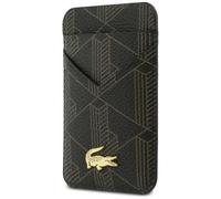 CG MOBILE Lacoste Cartera de PVC Mixto Compatible con MagSafe (Marrón)