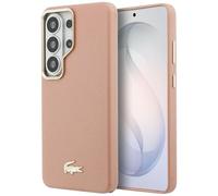 CG MOBILE Lacoste Champs Elysees Gold Logo Compatible con MagSafe Carcasa para Samsung Galaxy S26 Uktra (Tul)