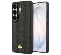 CG MOBILE Lacoste - Funda de PVC con monograma The Mix compatible con MagSafe para Samsung Galaxy S26 Ultra (marrón)