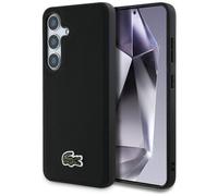 CG Mobile Lacoste Hülle Hardcase Samsung Galaxy S25 Petit Pique Negro MagSafe