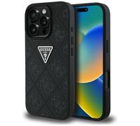 CG MOBILE Lacoste Iconic Petit Pique Crossbody Cord Funda para iPhone 16 Pro Max compatible con MagSafe (Negro)