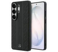 CG MOBILE Mercedes Laurel Leaves Vertical Stripes Compatible con MagSafe Case para Samsung Galaxy S26 Ultra (negro)