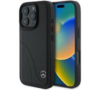 CG MOBILE Mercedes MEHCP16L23RBCSK - Carcasa para iPhone 16 Pro de 6,3", color negro