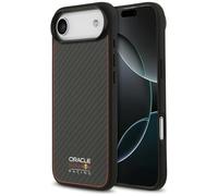 CG MOBILE Red Bull Kevlar Logo Matt Compatible con MagSafe Funda para iPhone 17 Air (Negro)