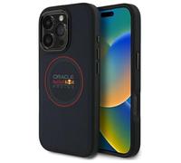 CG MOBILE Red Bull Leather Red Ring Compatible con MagSafe Funda para iPhone 16 Pro (Marina)