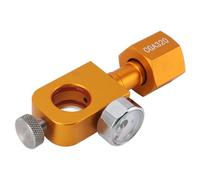 CGA320 Adaptador de Recarga de CO2 Manómetro Recarga de Refresco Adaptador Rápido Carbonatador Accesorio de Recarga de Válvula para Fabricante de Refrescos para Fiestas que Viajan