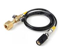 CGA320 - Manguera adaptadora de repuesto para Soda-Club y para sodastream, manguera infladora de microorificio de 2 metros y 6 mm con conexión rápida, compatible con cilindros de 5/20/50 libras, kit