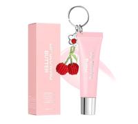 CGACCSD Bálsamo labial de belleza tintado con cuidado hidratante y llavero, 10 ml, mantequilla de labios para mujer, uso diario, viajes, oficina, desplazamientos para mujeres, novia, esposa