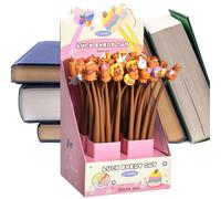 CGACCSD Bolígrafos Bonitos Para Niñas - 48 Unidades Bolígrafos de Bolitas Flotantes Capibara - Pluma 0.5 mm Para Planificar Estudiar Tomar Apuntes Escuela Aula Trabajo