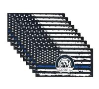 CGACCSD Calcomanía Memorial de la Flag de EE. UU., Calcomanía de los Estados Unidos | 10x calcomanía de bandera de país,6.7 pulgadas Memorial Decoración decorativa de botes de papel pegajoso