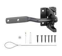 CGACCSD Cerradura de valla - Cerradura de puerta resistente para puertas de madera - Cerradura de seguridad para exteriores Metal Madera Jardín Piscina cobertizo Patio Granero Casa Jardín Terraza