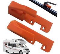 CGACCSD Cerraduras De Seguridad Para Ventanas - 2 Piezas De Guardia De Seguridad, Cerradura De Cuña Para Ventanas - Para Armario Ventilación Coche Apartamento Camping Viaje Casa Ventana