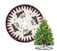 CGACCSD - Collar de base para árbol de Navidad, diseño de árbol de Navidad, decoración rústica y granja para interior al aire libre, apartamento hotel