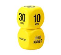 CGACCSD Dados De Ejercicios para Entrenamientos | 1 Par De Dados De Ejercicio para Gimnasio Juego De 6 Caras | Equipo Divertido Fortalecimiento Mujeres Sentadillas Flexiones Deporte Viaje Casa
