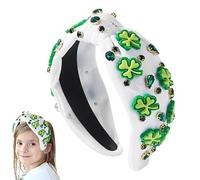 CGACCSD Diadema de San Patricio | Accesorios De Nudo Irlandés Con Rhinestones,Accesorios Para El Cabello De San Patricio,para Mujeres y Niñas Uso Diario Maquillaje Fiesta Navidad