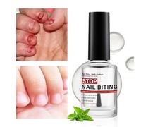 CGACCSD Esmalte para Dejar de Morderse las Uñas | 12ml Recubrimiento de Sabor Amargo Natural,Prevención Del Hábito De Morderse Las Uñas,Para Dejar El Hábito Y Cuidar El Crecimiento Saludable De