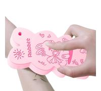 CGACCSD Esponjas de ducha, patrón de esponja de ducha, guantes exfoliantes - 3D textura agradable para la piel mejora la ducha y la limpieza posterior