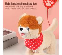 CGACCSD Juguete Perro Andador - Animal De Compañía Realista Que Funciona con Baterías | Perro Andador para Niños,para Niños y Niñas Cumpleaños Fiestas Navidad