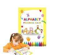 CGACCSD Libros de ejercicios de escritura para niños | Letras de aprendizaje para niños | Actividades sensoriales y juguetes de viaje para educación en el hogar, guardería, preescolar, viajes