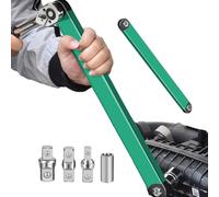 CGACCSD Llave de trinquete multifunción con extensión | Extensor versátil para llave de trinquete - Herramienta manual de sujeción para equipos domésticos Maquinaria industrial y automotriz