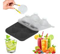 CGACCSD Molde de hielo, bandeja de hielo de béisbol 3D | Silicona de béisbol Funse Formes Whisky Ice Molde - Molde de esfera para grandes formas de diversión Craft Easy Release for Cocktails
