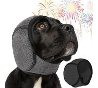 CGACCSD Orejeras perro para víspera de Año Nuevo, orejeras para perros con viento y frío, protección para las orejas del perro contra el frío, para bloqueo de ruido, calmante, invierno, baño, secado