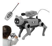 CGACCSD Perros Robots Para,Cachorros robóticos Control remoto Acroático | Kit de aprendizaje de montaje para jardín interior exterior casa viaje cumpleaños fiesta
