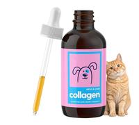 CGACCSD Salud Para Perros - 30ml Piel y Piel Gotas,Gatos Suplemento Dietético Gotas - Para Cachorros Pequeños Medianos Grandes Razas Para Picores Picores Crecimiento Energético Y Correcto