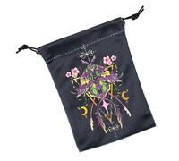 CGACCSD Tarot Cartas, Organizador de Almacenamiento Portátil - Almacenamiento Para Tarjetas Del Tarot Y Dados | Para Oráculo, Accesorios Altar Joyas Y Rituales
