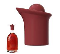CGACCSD Vertedor Y Tapón Para Botellas De Vino,Tapón Corcho Con Pico Vertedor Para Botellas | Sello Hermético De Silicona Para Champagne Vino De Oliva