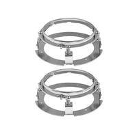 CGBWMB Faros Motocicleta Anillo De Soporte De Montaje Para Faro LED Redondo De 5,75 Pulgadas Para Motocicleta(2*CHROME)