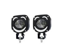 CGBWMB Faros Motocicleta Faros Auxiliares Universales Para Motocicleta, Luz LED Antiniebla, Luz LED Tipo Ojos De Ángel, Focos De Conducción(2 pieces)
