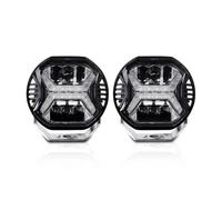 CGBWMB Faros Principales 1 Par De Luces De Trabajo LED 84 W, Barra De Luz De Inundación Para Camioneta, Todoterreno, 4x4, ATV, UTV, Luz Auxiliar Faro Coche(A)