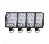 CGBWMB Faros Principales Coche Tractor Barco Camión 4x4 Foco WD SUV ATV Todoterreno Faros LED Barra De Luces Luz De Trabajo Barra De Luces De Marcha Faro Coche(4 piece)