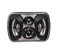 CGBWMB Faros Principales Para Dodge Para Ramcharger Para Ram Para Furgoneta 1986-1993 Faro LED Cuadrado De 5 X 7 Pulgadas Con Haz Alto/bajo Faro Coche(1 * 75W)