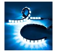 CGBWMB Faros Principales Tira De Luces LED DRL Para Coche, 6/8/10 LED, Decorativa, Flexible, Para Conducción Diurna Faro Coche(Blue,6LED)