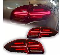CGBWMB Faros Traseros Para Cayenne Para 958 2011 2012 2013 2014 Lámpara LED Luz Trasera Conjunto De Sintonización Señal Giro Dinámica Faro Trasero De Coche(Red Lens)