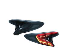 CGBWMB Faros Traseros Para Toyota Para C-HR Para CHR 2016-2025 Luces Traseras LED Señal De Giro Secuencial Animación Arranque Conjunto Lámparas Negras Faro Trasero De Coche
