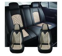 CGBWMB Fundas Asientos Fundas universales de Cuero PU para Asientos Coche para Fiat para Grande para Punto para Bravo para Toro para Freemont para Argo 500X(Stanard-Beige)