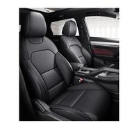 CGBWMB Fundas Asientos para VW para Amarok 9N para Polo para GOL G3 G5 para Passat B8 B7 B6 B5 Fundas de Asiento Coche PU Accesorios Interior(Full Set-Black)