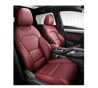 CGBWMB Fundas Asientos para VW para Amarok 9N para Polo para GOL G3 G5 para Passat B8 B7 B6 B5 Fundas de Asiento Coche PU Accesorios Interior(Full Set-Wine Red)